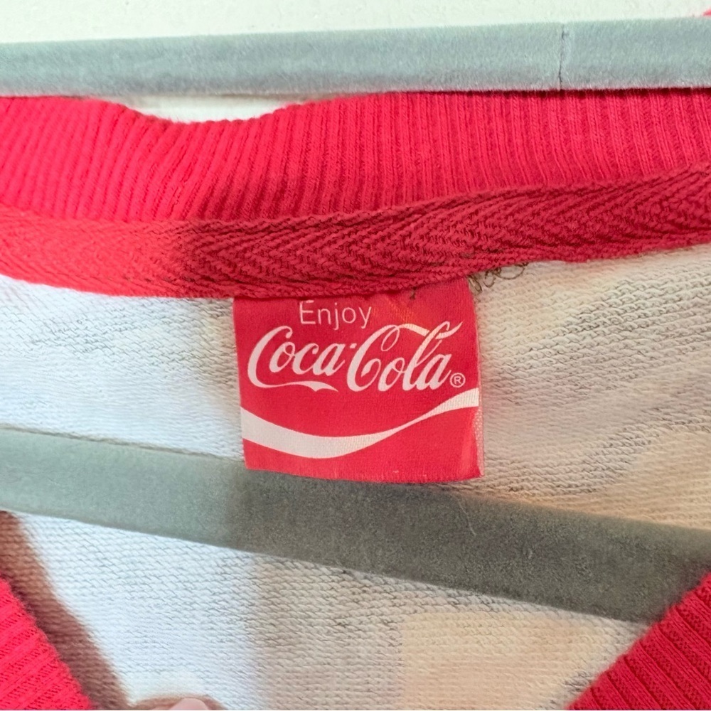 Coca Cola Long Sleeve Camoflauge Crop Top Size M - Picture 4 of 7